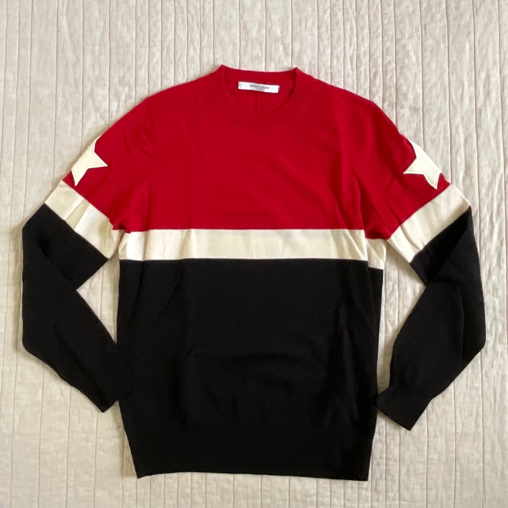 Rare Givenchy Colorblock Crewneck Sweater
